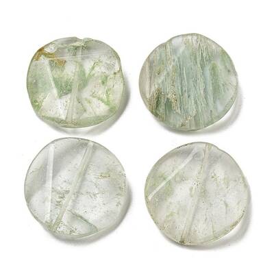 Green Watermelon Stone Glass Beads