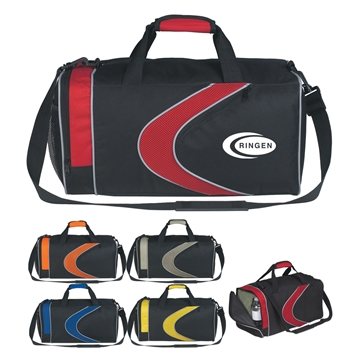10 Promotional Sports Duffel Bag - 600D Polyester & Adjustable ...