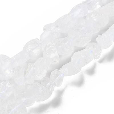Raw Rough Natural Crystal Quartz Beads Strands