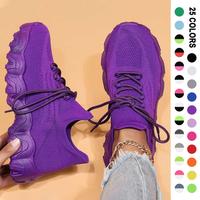 25colors Womens Ladies Walking Tennis Shoes Slip on Lightweight Casual Running Sneakers Soft Comfortable Trainers Running Sho...