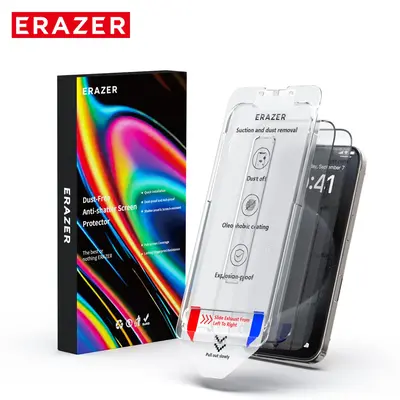 ERAZER for iPhone16Pro max/15/14pro/13 Series Clear/Privacy Protection Phone Film Dust Free Without Bubbles, HD Cleară1 Pac...