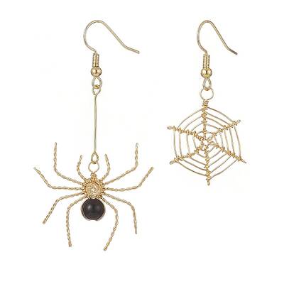 Natural Black Onyx Dangle Earrings