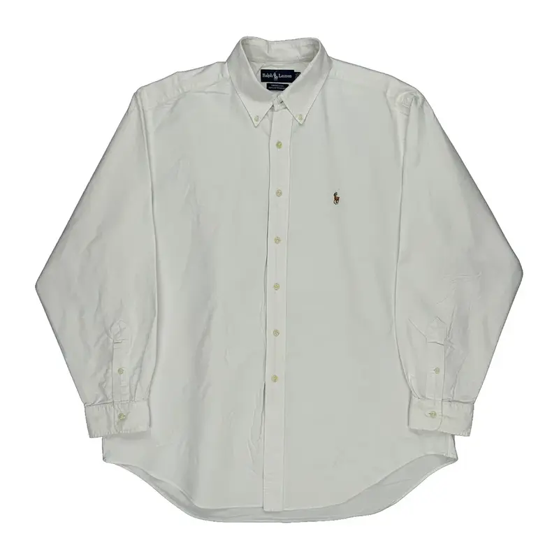 Yarmouth Ralph Lauren Shirt - XL White Cotton