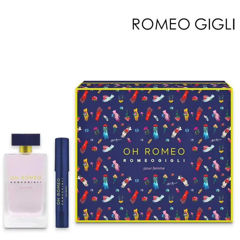 Romeo gigli oh romeo gift box (edp 75ml + solid perfume pen)