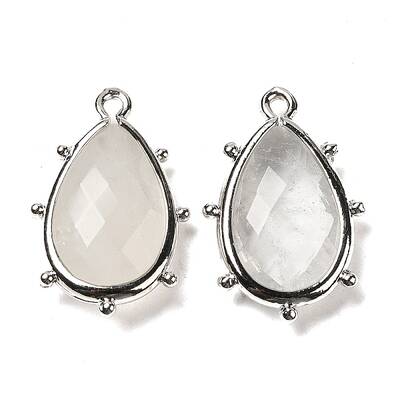 Natural Quartz Crystal Pendants