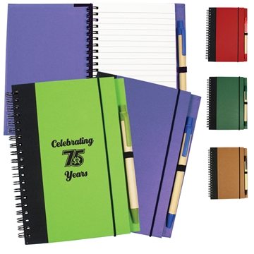 100 Customized Contrast Paperboard Eco Journal - Recycled ...