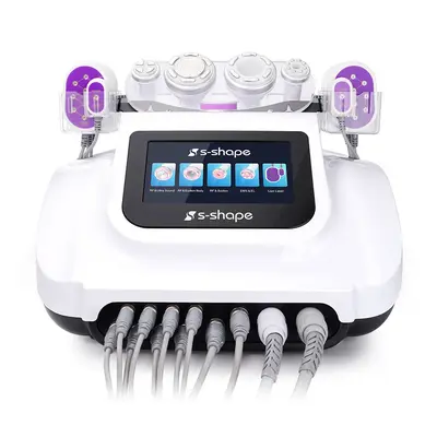 30K 6 In 1 S Shape Cavitation Machine With Lipo Laser 5mw