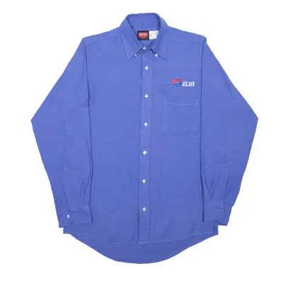 RED KAP Plain Shirt Blue Long Sleeve Mens S