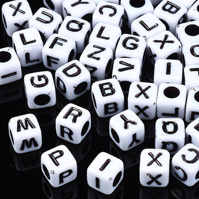 Opaque Acrylic Beads