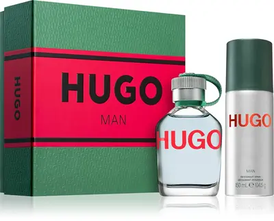 Hugo Boss HUGO Gift Set for Men HUGO Men Eau de Toilette 75ml + Deodorant Spray 150ml