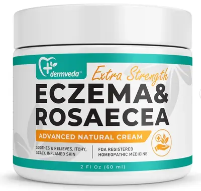 Dermveda Eczema and Rosacea Cream - Advanced Natural Skincare for Sensitive Skin