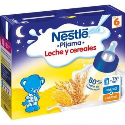 Nestlé Milk Porridge with 8 Cereals 2 x 250 ml