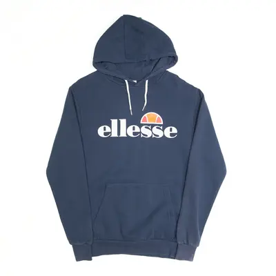 ELLESSE Navy Blue Pullover Hoodie Womens S
