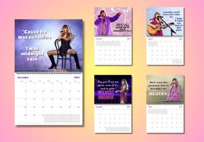 Taylor Swift Taylor Swift Version Calendar, Eras Tour 2024 Wall Calendar, Taylor Swift Taylor Swift Version Merch