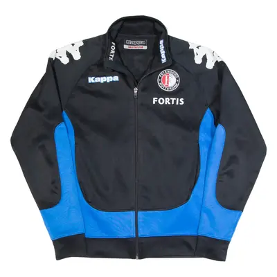 KAPPA Feyenoord Rotterdam FC Mens Track Jacket Black M