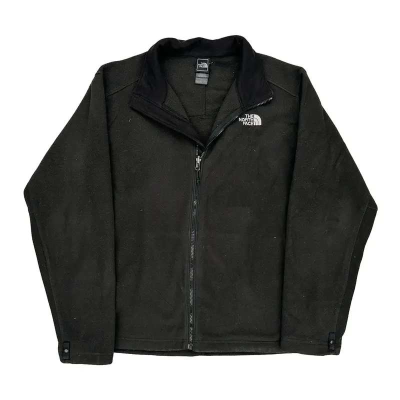The North Face Fleece - Large Black Polyester | Size: large