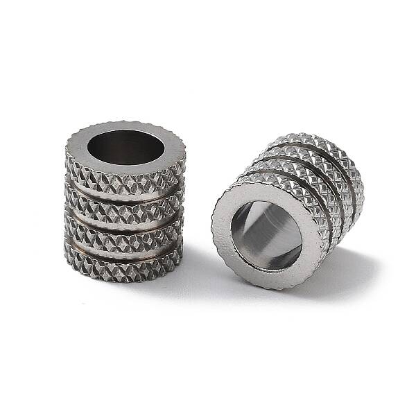 Non-Tarnish 303 Stainless Steel European Beads