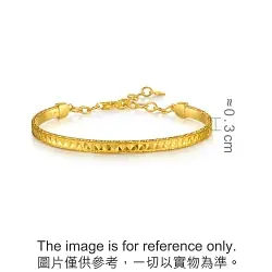 'Glow' 999 Gold Bangle