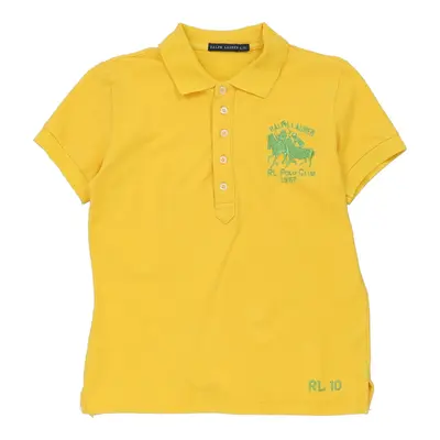 Ralph Lauren Polo Shirt - Small Yellow Cotton | Size: small