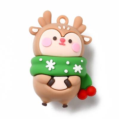 Christmas PVC Plastic Pendants