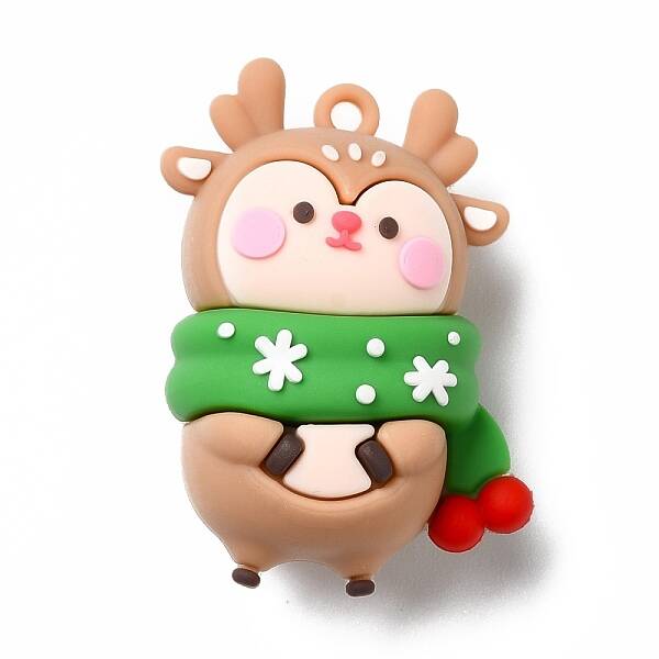 Christmas PVC Plastic Pendants