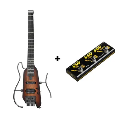 Donner HUSH™ X Electric Guitar - Sunburst / Guitar+ Triple Threat