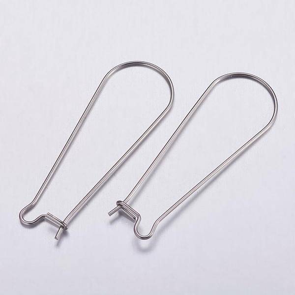 Tarnish Resistant 316 Surgical Stainless Steel Hoop Earrings Settings