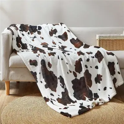Cow Print Throw Blanket 50\