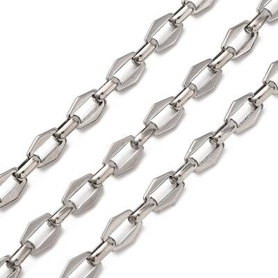 304 Stainless Steel Hexagon Link Chains