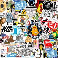 130pcs Funny Stickers for Adults, Prank Meme (Dirty) Hilarious Sticker Pack for Laptop, Hard Hat, Work, Water Bottles, Comput...