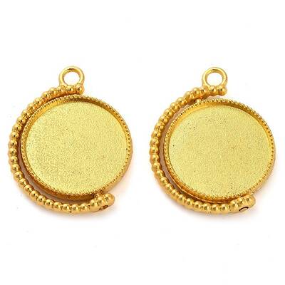 Zinc Alloy Pendant Cabochon Settings