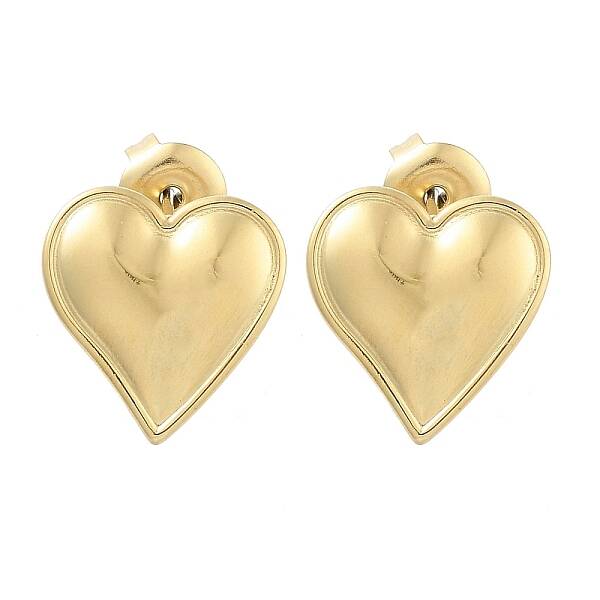 Ion Plating(IP) 304 Stainless Steel Stud Earrings
