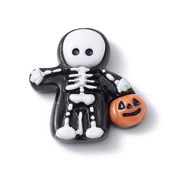 Halloween Theme Opaque Resin Cabochons