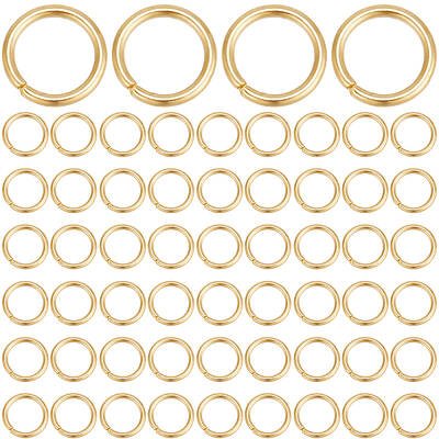 300Pcs 304 Stainless Steel Open Jump Rings
