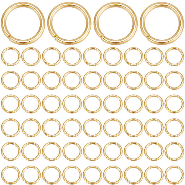 300Pcs 304 Stainless Steel Open Jump Rings