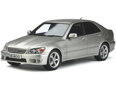 1998 Lexus IS 200 RHD (Right Hand Drive) Millennium Silver Metallic Limited Edition to 2000 pieces Worldwide 1/18 Model Car b...
