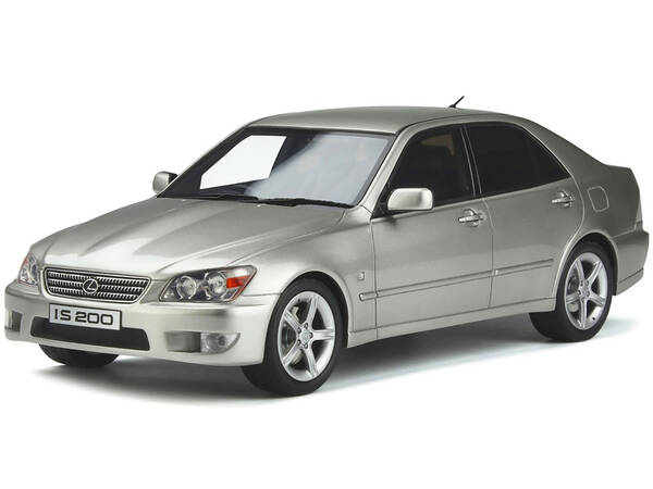 1998 Lexus IS 200 RHD (Right Hand Drive) Millennium Silver Metallic Limited Edition to 2000 pieces Worldwide 1/18 Model Car b...