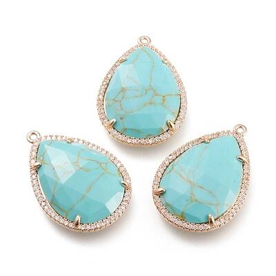 Synthetic Turquoise Pendants