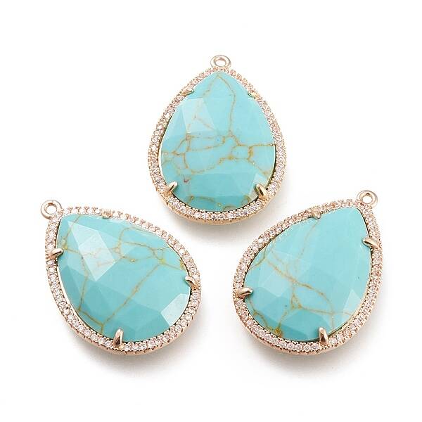 Synthetic Turquoise Pendants