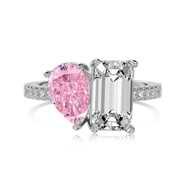 Anti-Tarnish Rhodium Plated 925 Sterling Silver Finger Ring