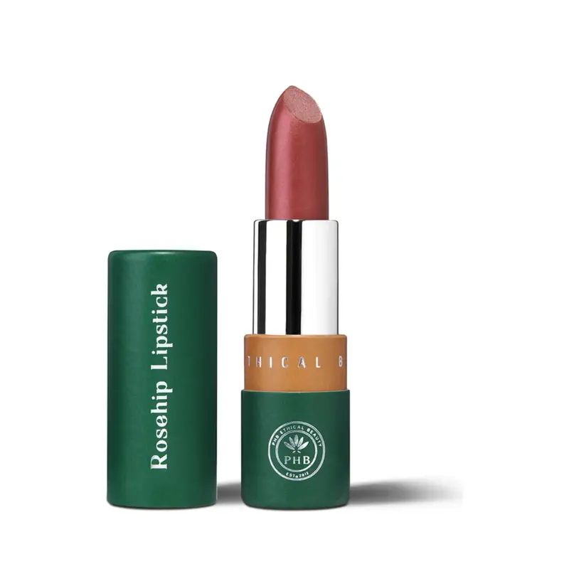 Phb ethical beauty Bio Rosehip Satin Sheen Lipstick, Cranberry (10 g)