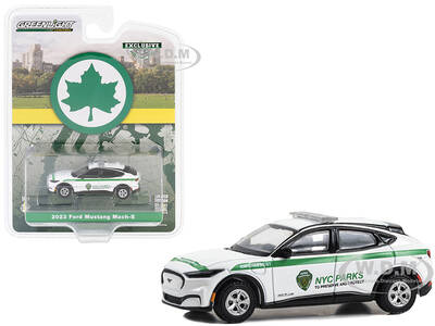 2023 Ford Mustang Mach-E White with Green Stripes \