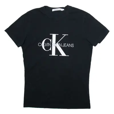 CALVIN KLEIN JEANS Mens T-Shirt Black M