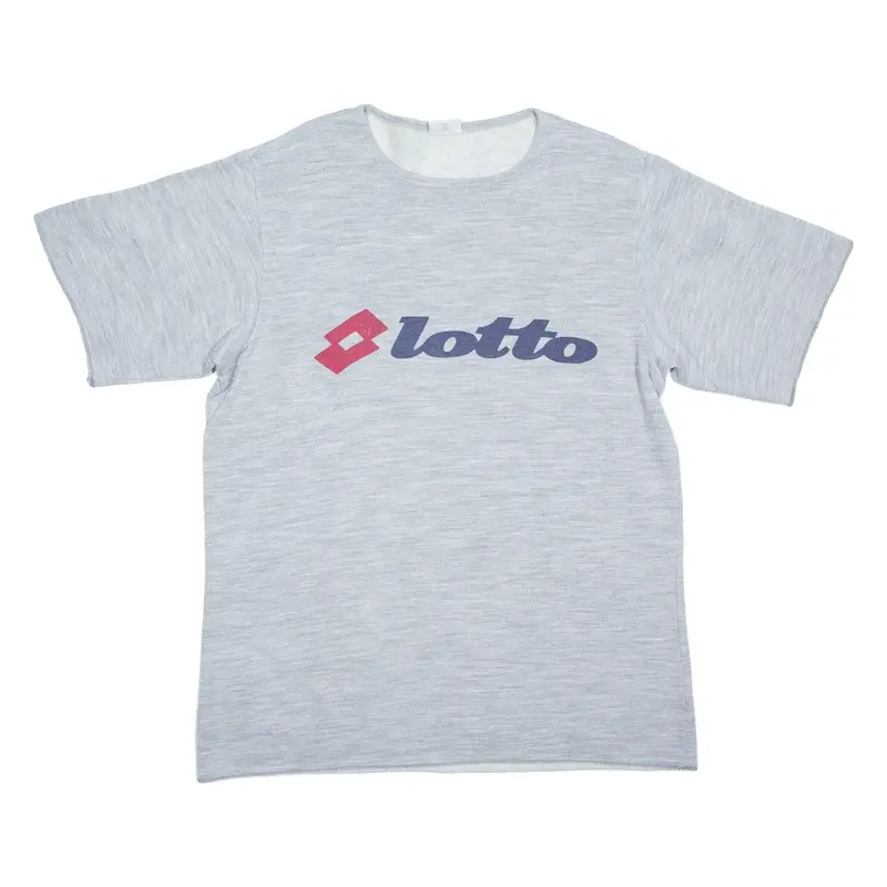 LOTTO Short Sleeves Mens Sweatshirt Grey L