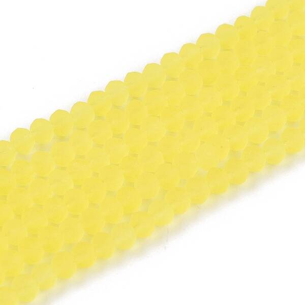 Transparent Glass Beads Strands