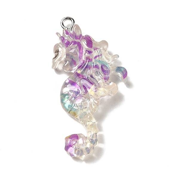 Ocean Theme Transparent Resin Pendants