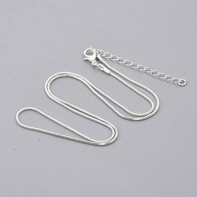 Brass Square Snake Chain Necklace Making
