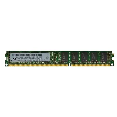 Micron MT18JBF25672PDY-1G4D1AB | 2GB DDR3-1333MHz PC3-10600 ECC Registered VLP RDIMM CL9 2Rx8 1.5V 240-Pin Memory Module