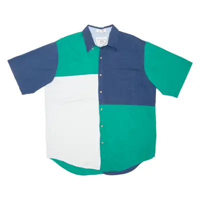 JOHN ASHFORD SPORT Mens Plain Shirt Green XL