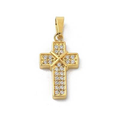 Ion Plating(IP) 304 Stainless Steel Micro Pave Cubic Zirconia Pendants